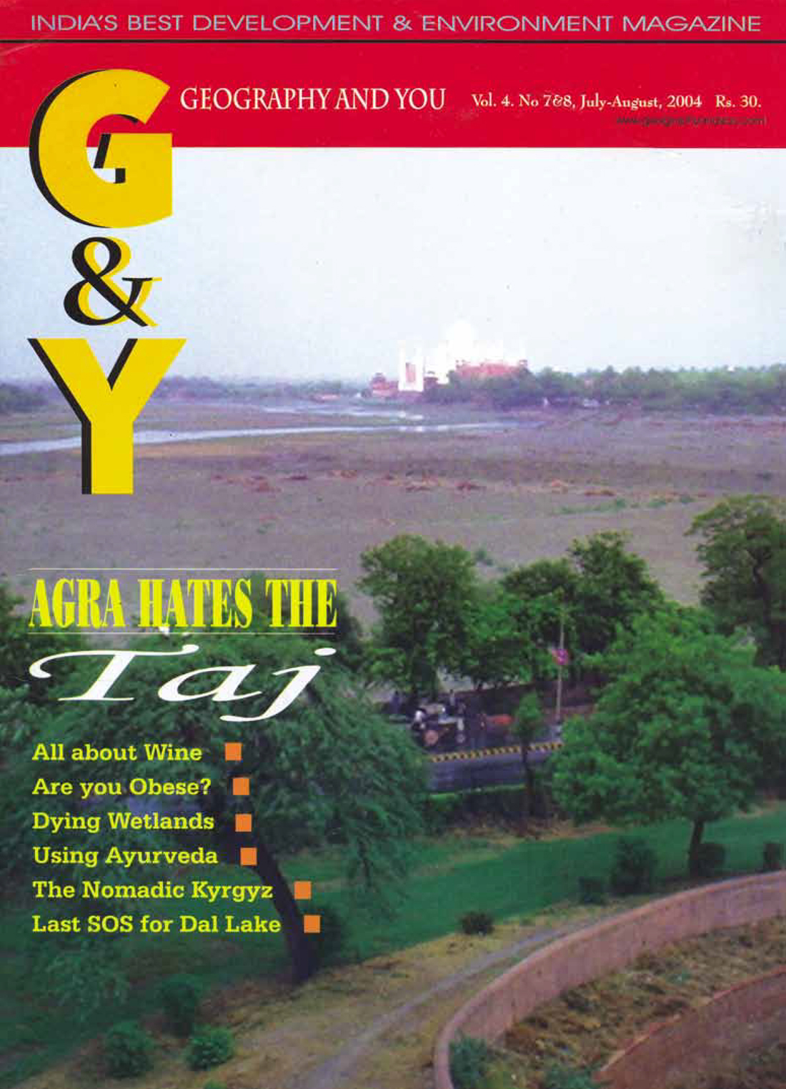 Agra Hates the Taj (July-August 2004) cover